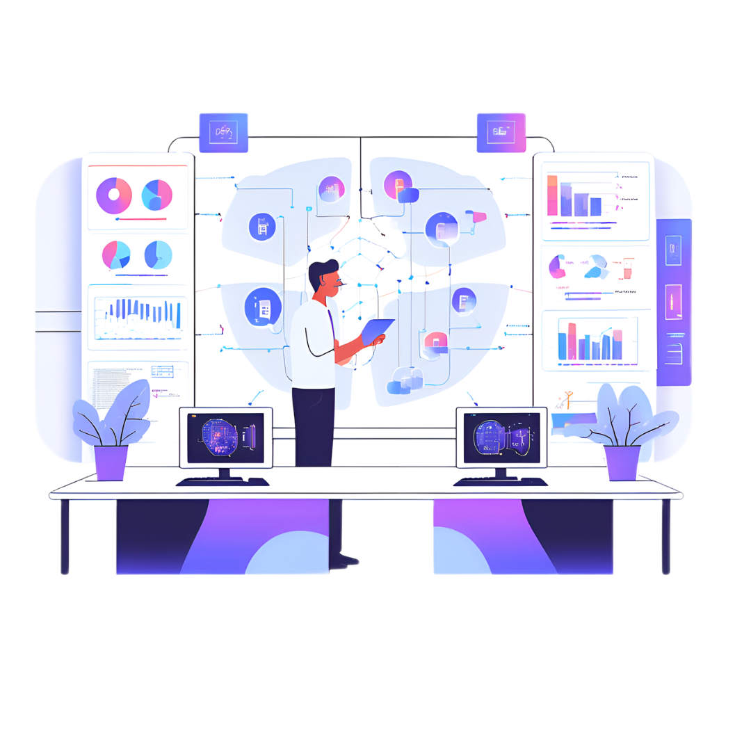 IT solution illustration